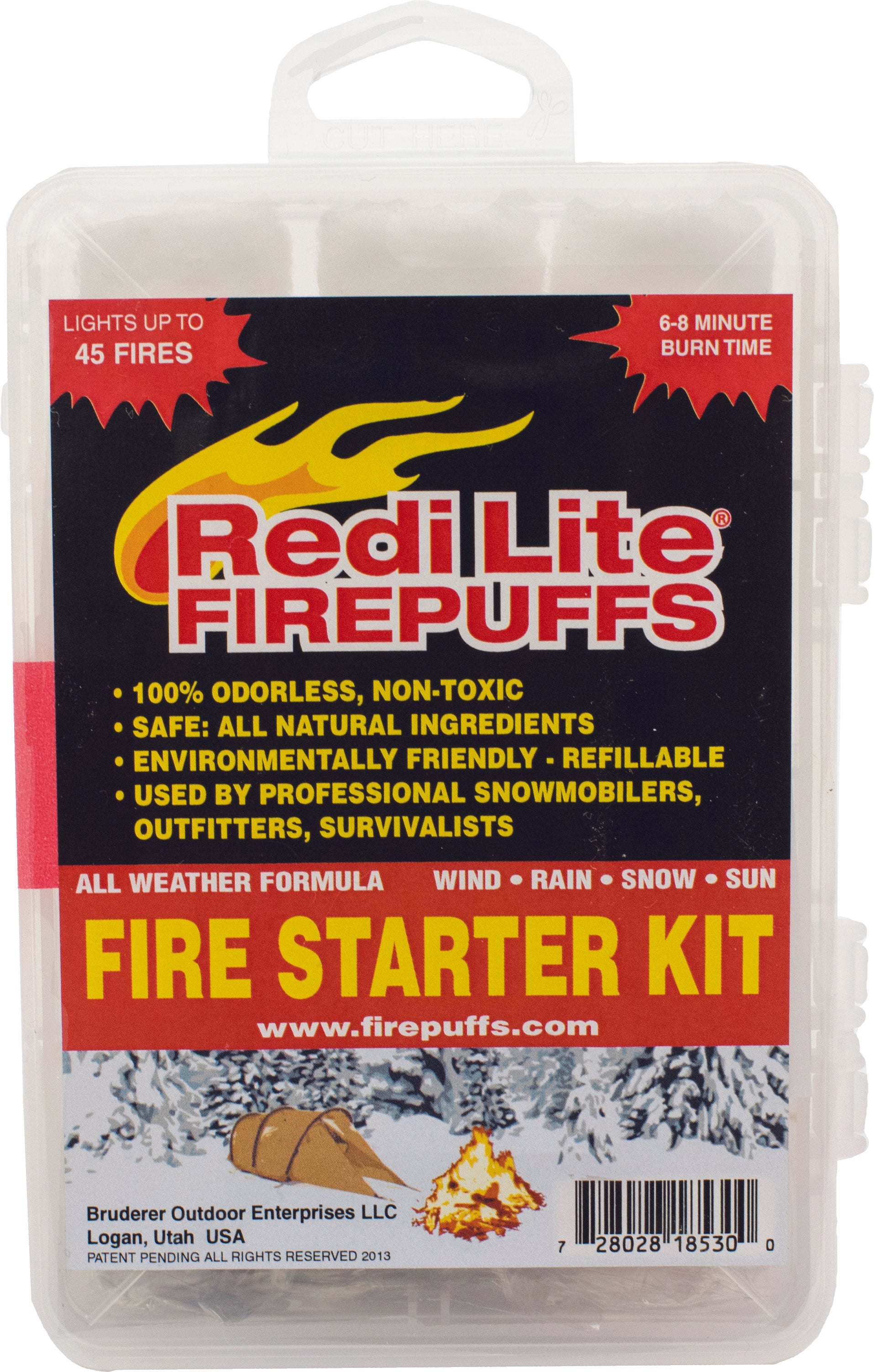 REDI LITE, REDI LITE FIREPUFFS COMPLETE KIT COMPLETE KIT