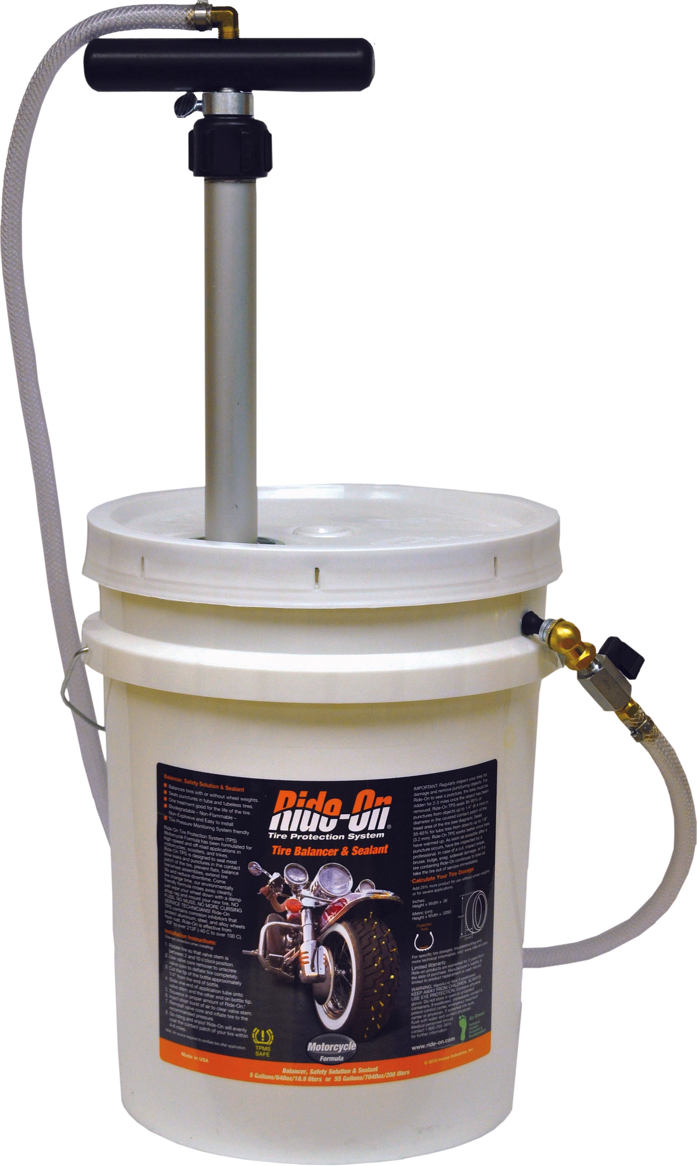 RIDE-ON, RIDE-ON TPS TIRE BALANCER AND SEALANT 5GAL 40640