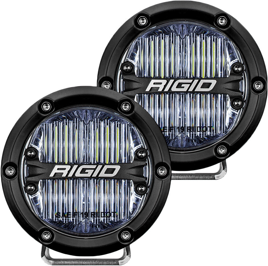 RIGID, RIGID 360-SERIES 4IN SAE FOG WHITE/2 36110