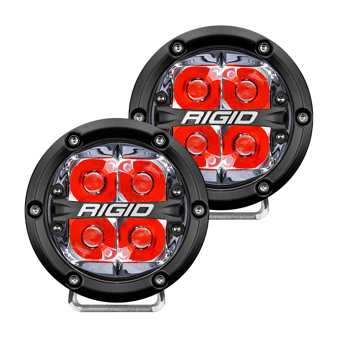 RIGID, RIGID 360-SERIES 4IN SPOT RED BACK LIGHT/2 36112