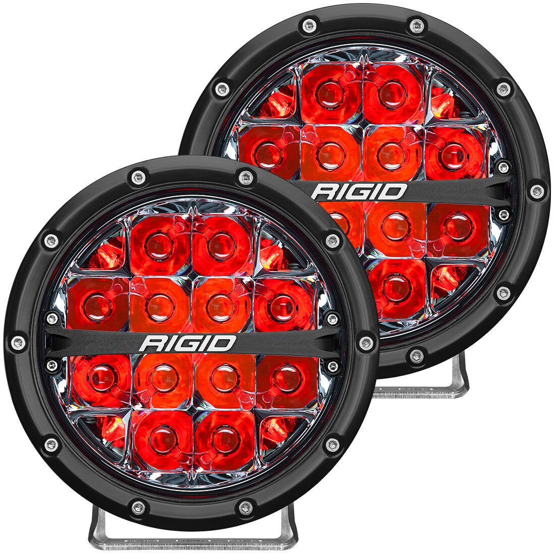 RIGID, RIGID 360-SERIES 6IN SPOT RED BACK LIGHT/2 36203