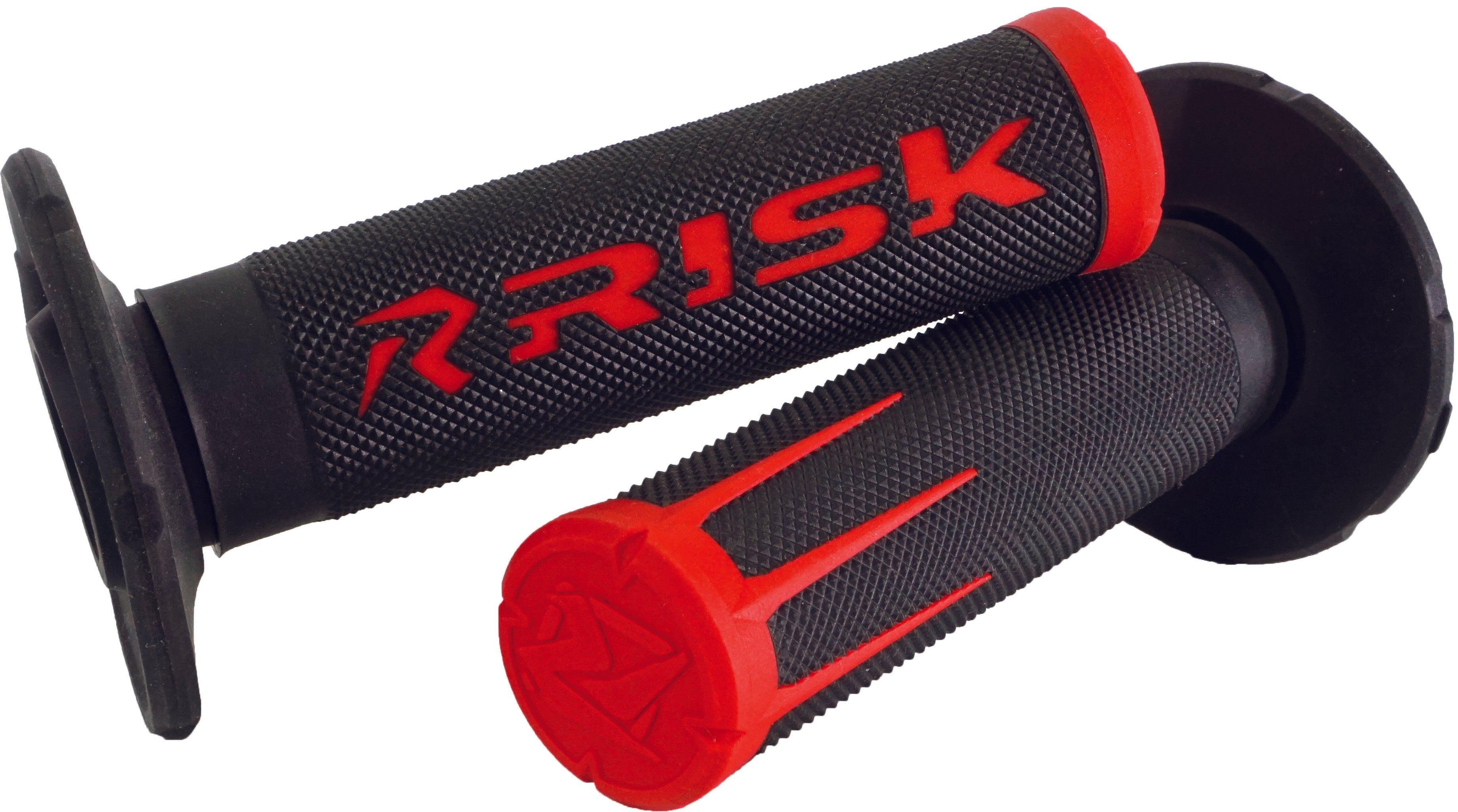 RISK RACING, RISK RACING FUSION 2.0 MOTORCYCLE GRIPS RED 00284