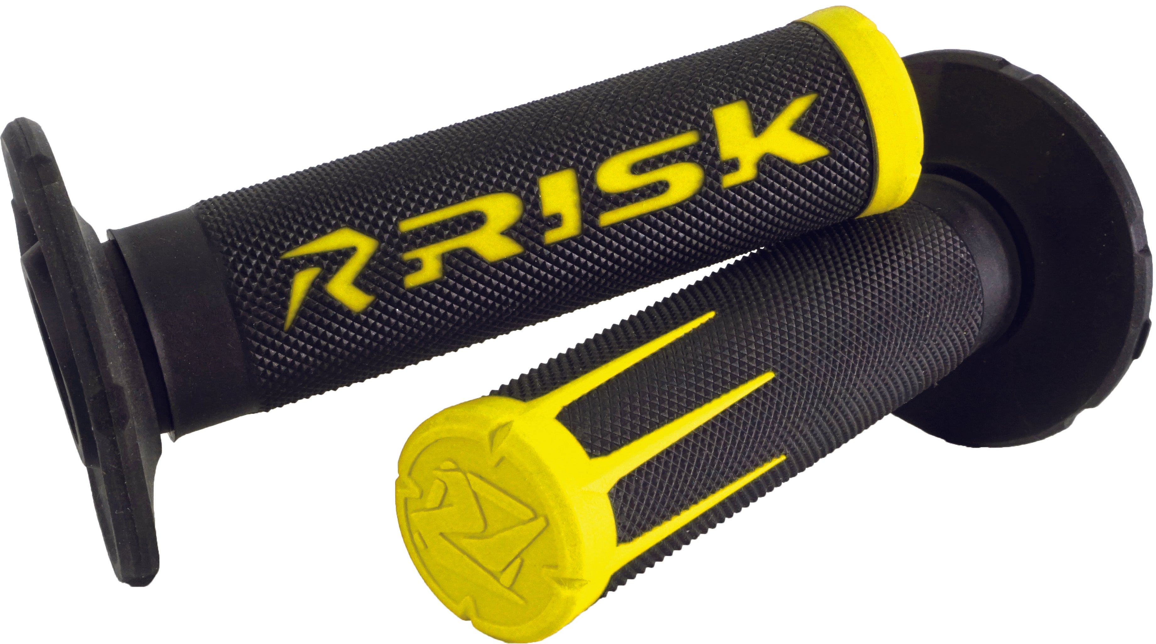 RISK RACING, RISK RACING FUSION 2.0 MOTORCYCLE GRIPS YELLOW 00288