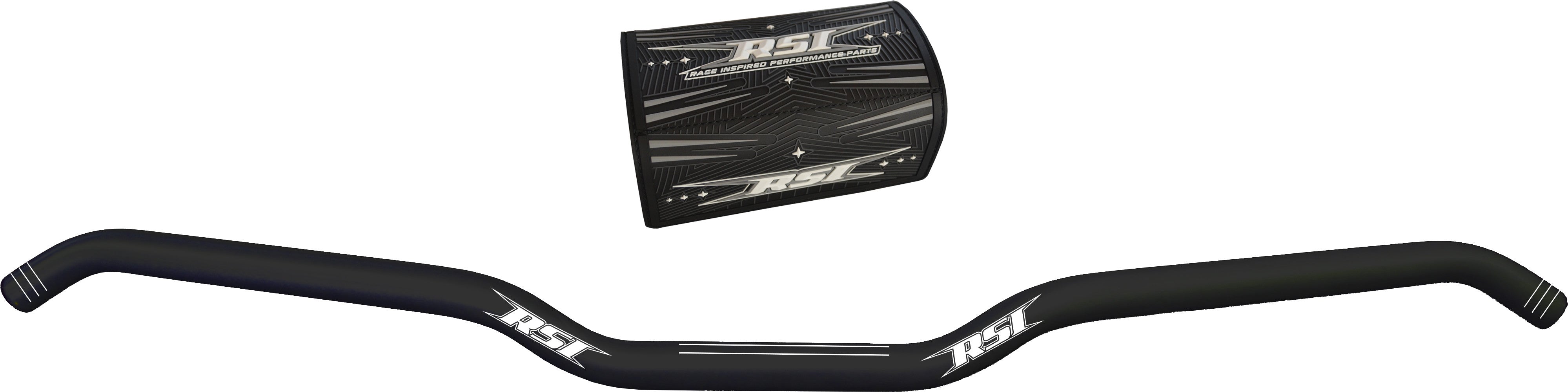 RSI, RSI HUSTLER 7/8" HANDLEBAR 1" RISE BLACK T6-10R-1