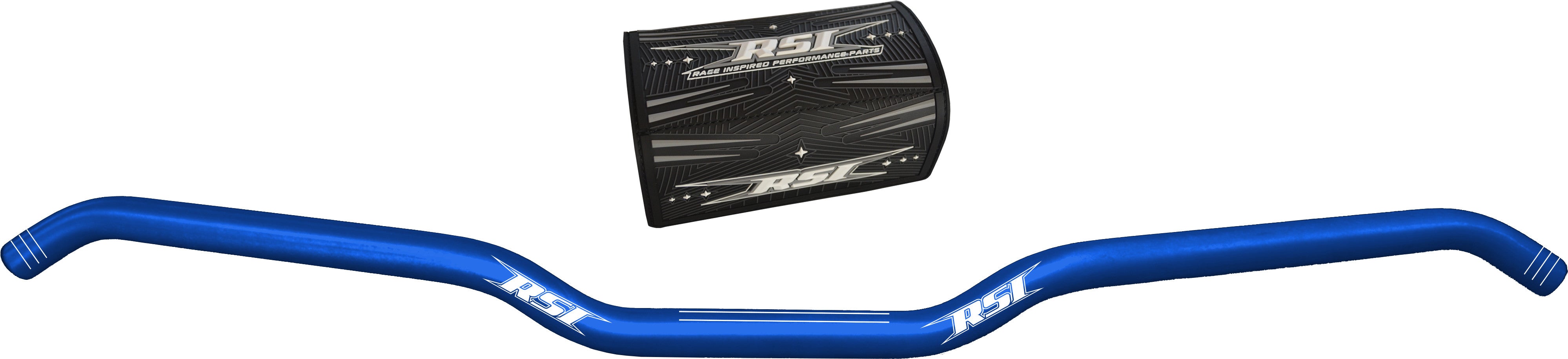 RSI, RSI HUSTLER 7/8" HANDLEBAR 1" RISE DARK BLUE T6-10R-DBL