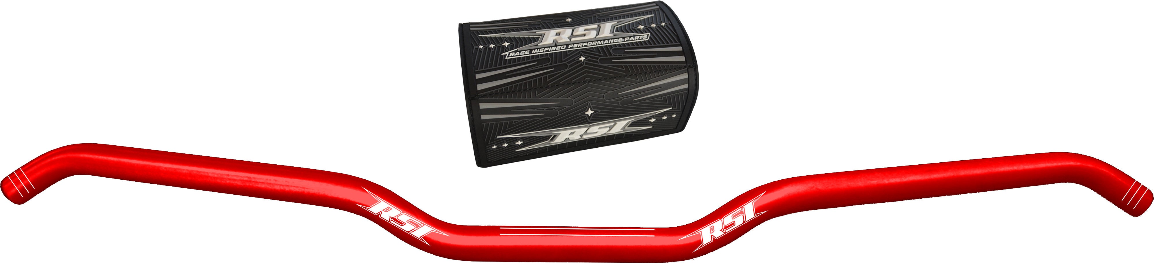 RSI, RSI HUSTLER 7/8" HANDLEBAR 1" RISE RACE RED T6-10R-RR