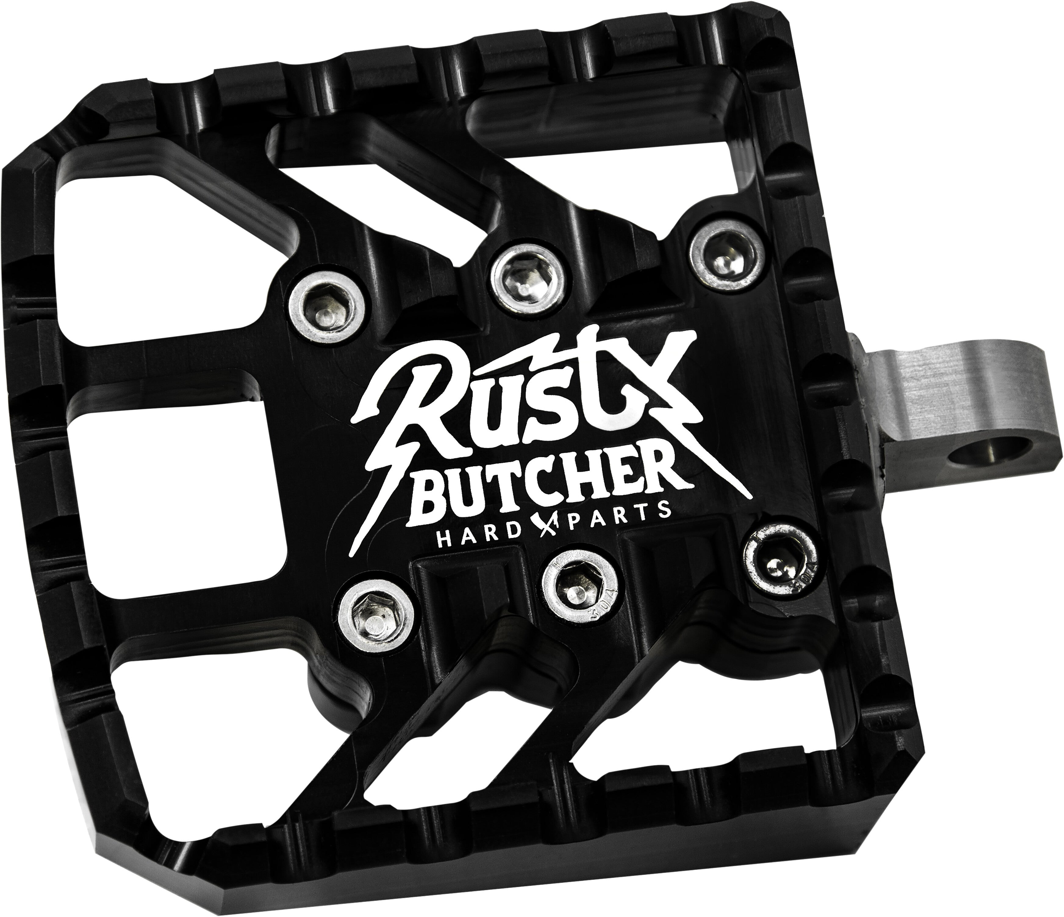 RUSTY BUTCHER, RUSTY BUTCHER HEAVY DUTY MINI FLOORBOARDS BLACK ANODIZED RB-BFG-1