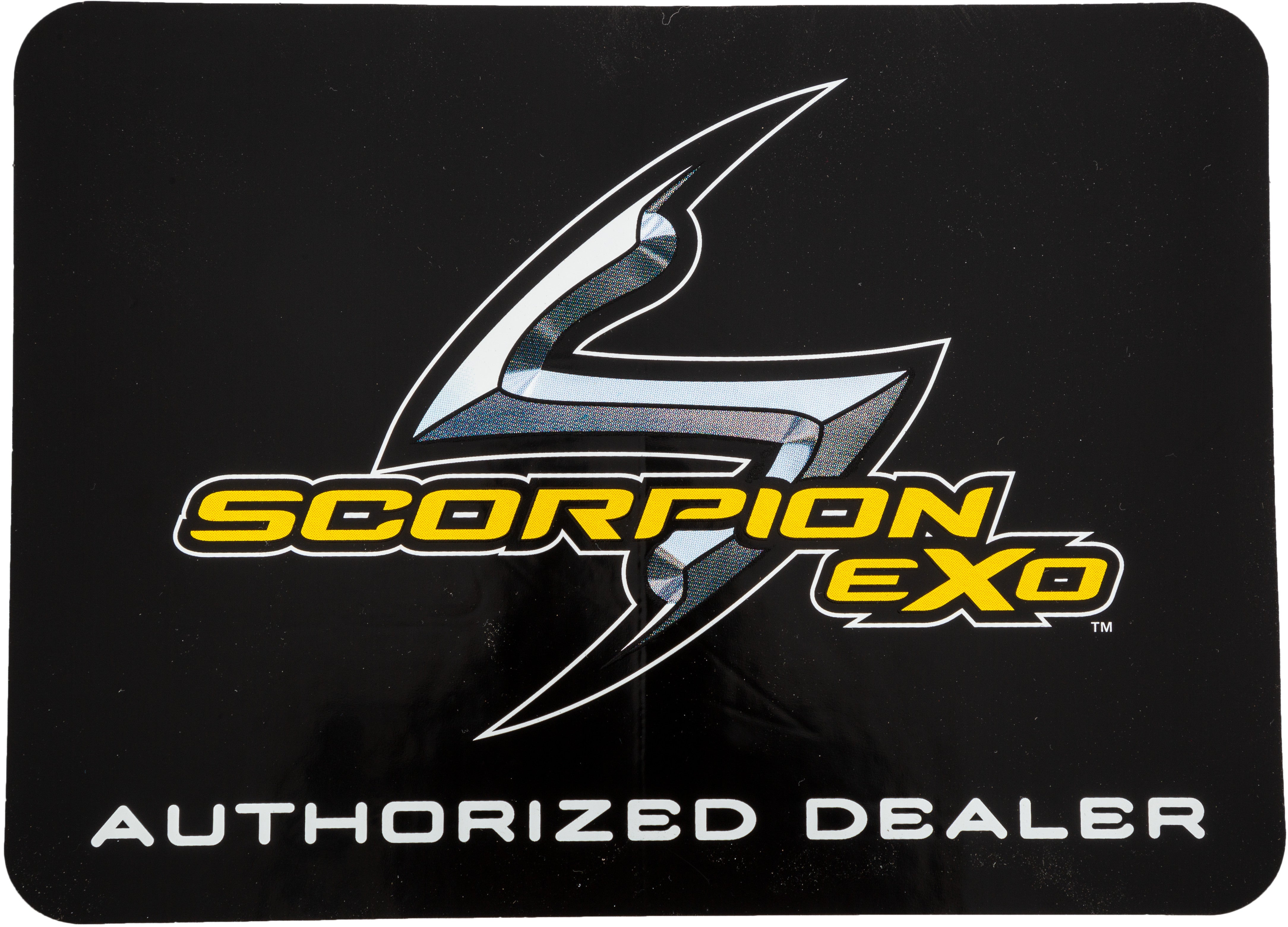 SCORPION EXO, SCORPION EXO AUTHORIZED DEALER STICKER 59-510