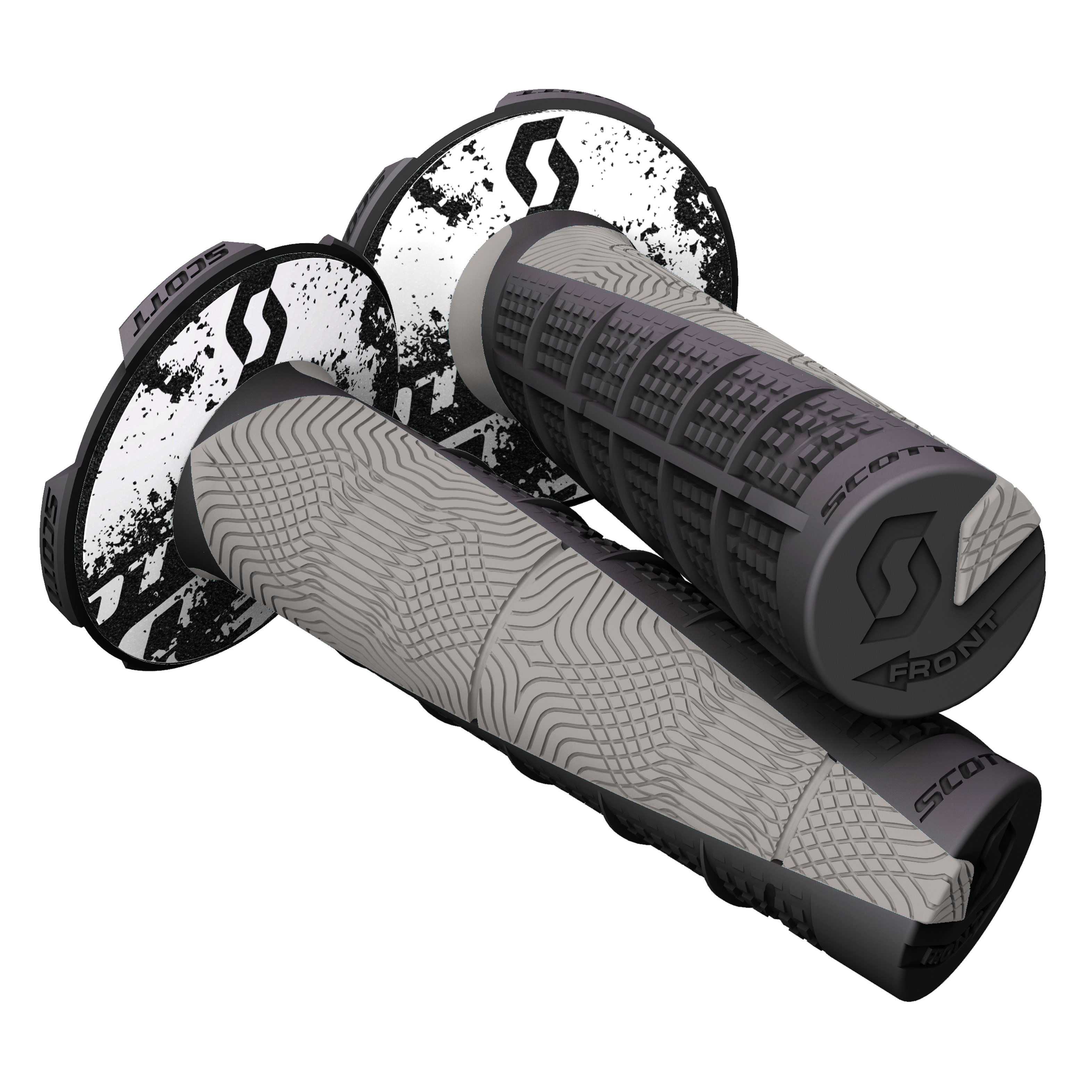 SCOTT, SCOTT DEUCE MX GRIPS (BLACK/GREY) 219627-1001