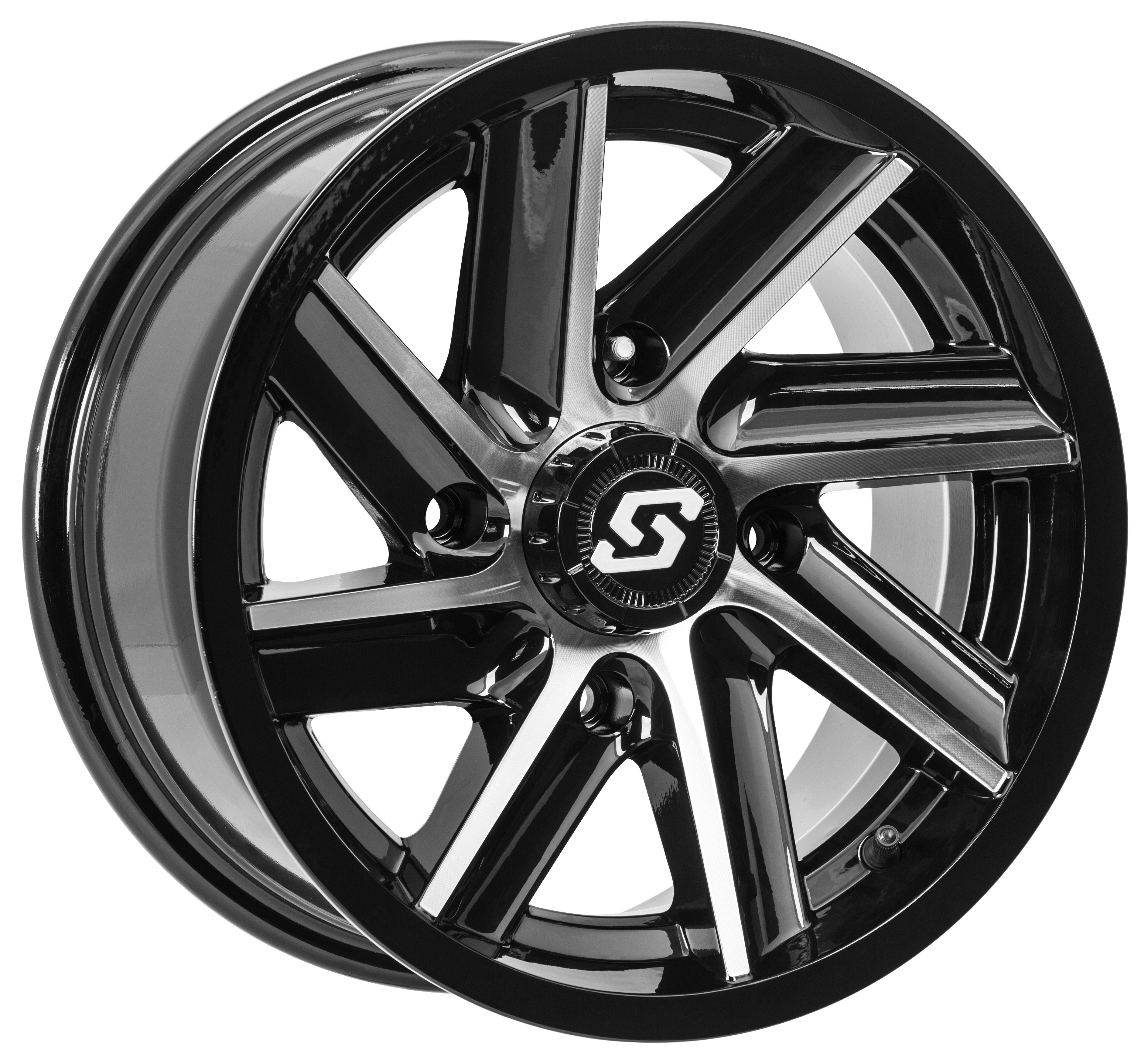 SEDONA, SEDONA CHOPPER WHEEL 14X7 4/110 5+2 (+10MM) BLK/MACHINED A85M-47011-52S