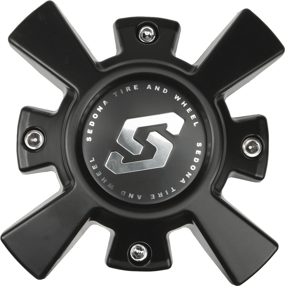 SEDONA, SEDONA RIOT WHEEL REPLACMENT CAP BLACK CPS-A81-B